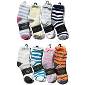Wholesale - 3pk XOXO LADIES COZY SOCKS 8-ASST PACKS SIZE 4-10 C/P 48, UPC: 662239082556